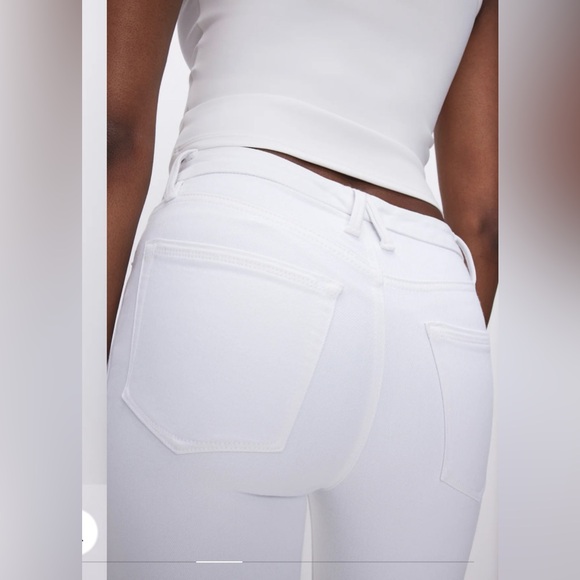 NWT Good American Good Legs Skinny White Jeans Size 10 - Picture 4 of 14